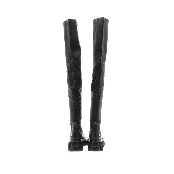 Bottes hautes en cuir