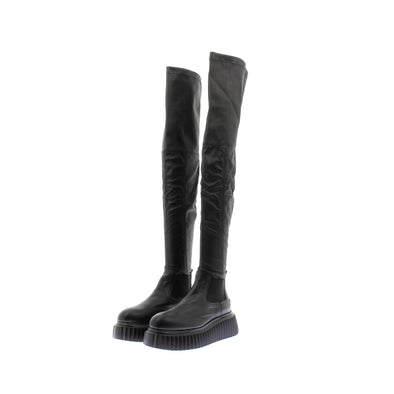Bottes hautes en cuir