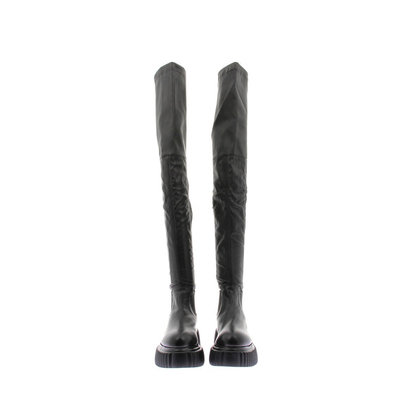 Bottes hautes en cuir