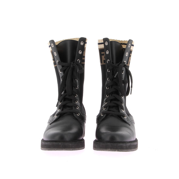 Bottines noires "Rockoko"