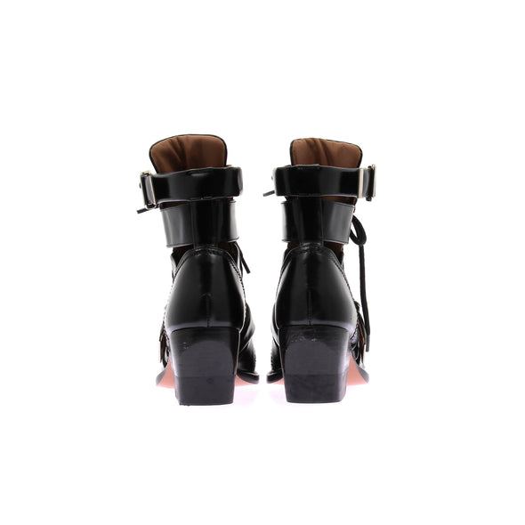 Bottine à talons noires