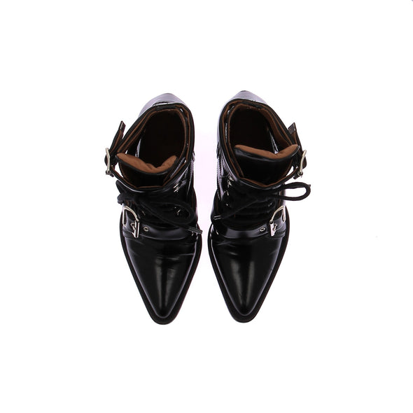 Bottine à talons noires
