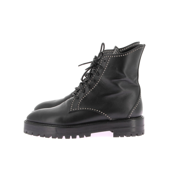 Bottines en cuir