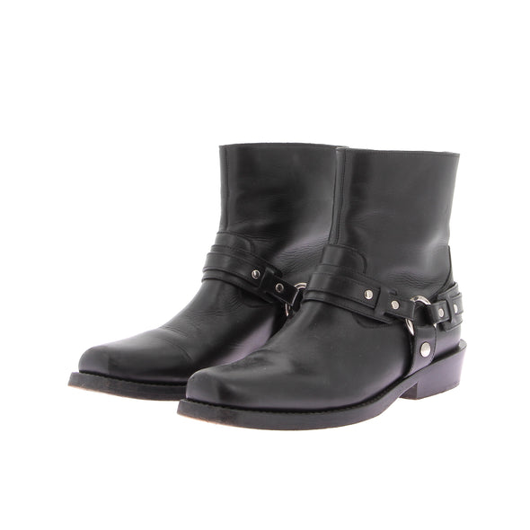 Bottines en cuir