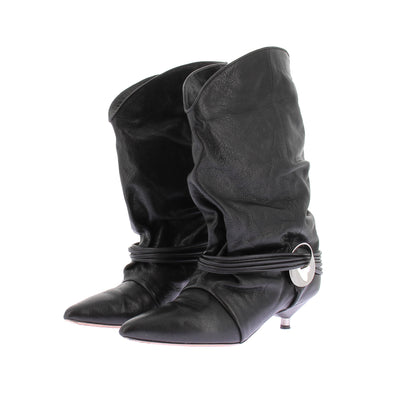 Bottines en cuir