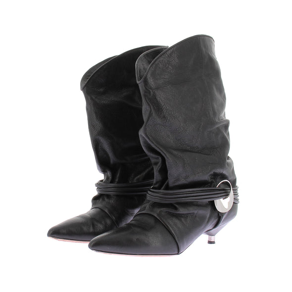 Bottines en cuir