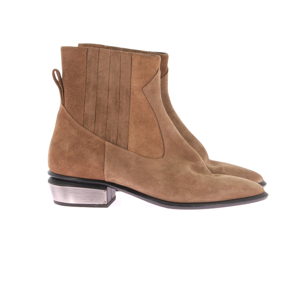 Bottes en daim marron