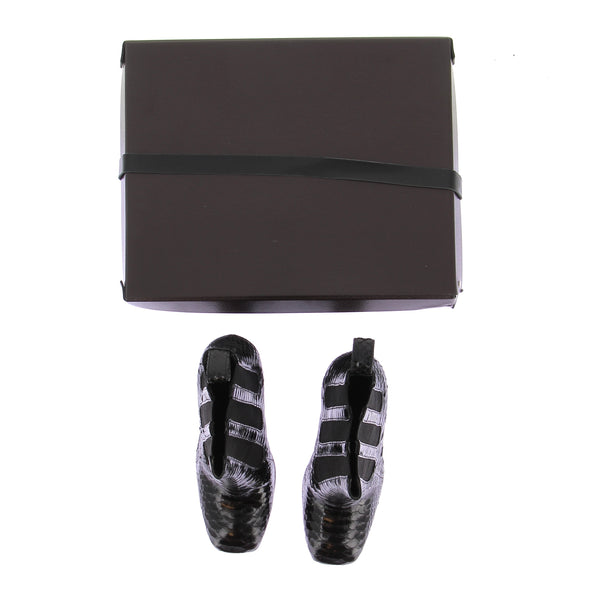 Bottines à talons noires