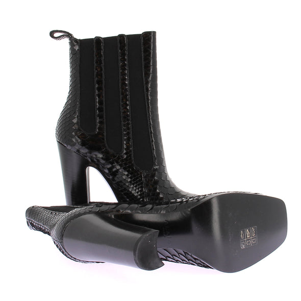 Bottines à talons noires