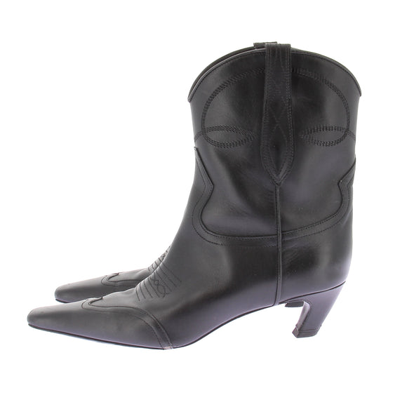 Bottines à talons noires