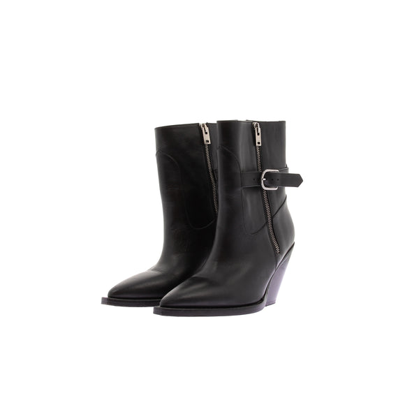 Bottines à talons noires
