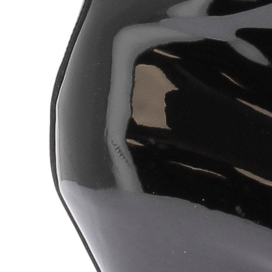 Bottines à talons en cuir vernis