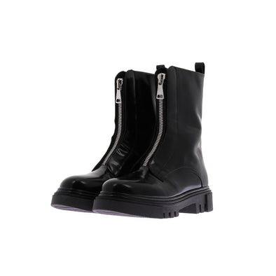 Boots noires en cuir