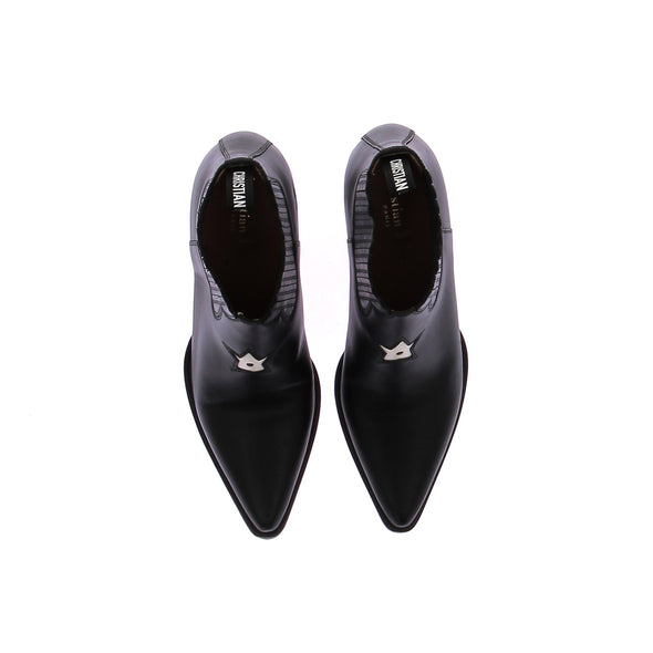 Bottines en cuir