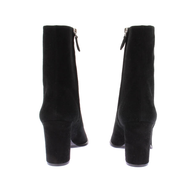 Bottines à talons en daim