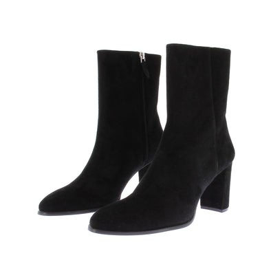 Bottines à talons en daim