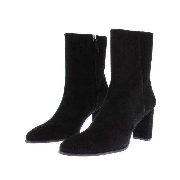 Bottines à talons en daim