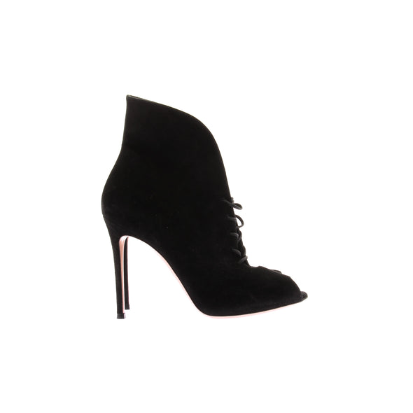 Bottines à talons en daim