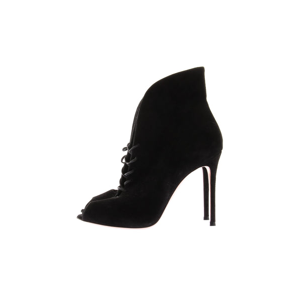 Bottines à talons en daim