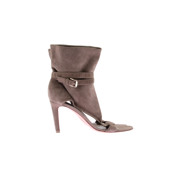 Sandales à talons taupes