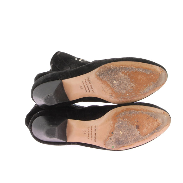 Bottines en daim