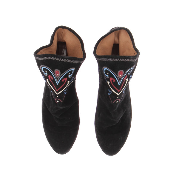 Bottines en daim