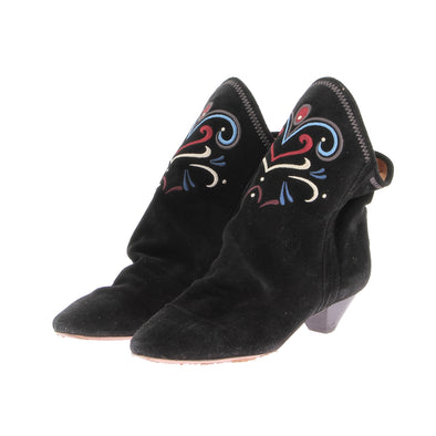 Bottines en daim