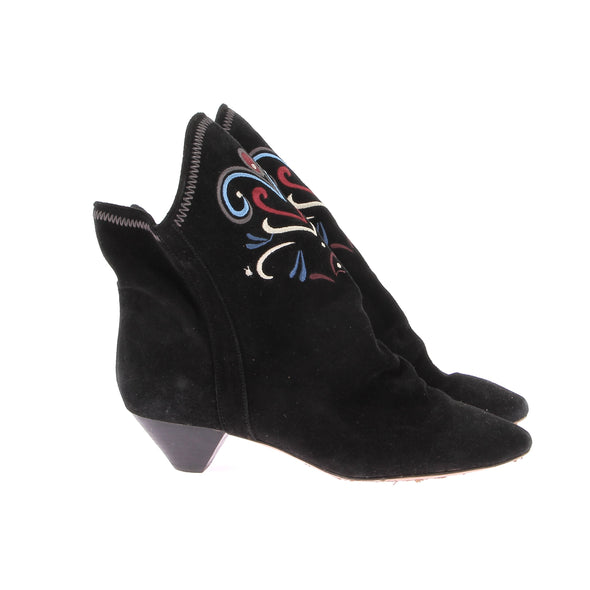 Bottines en daim