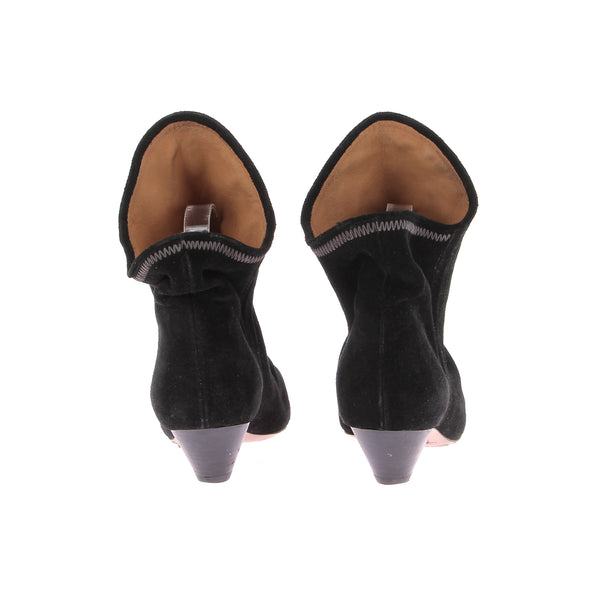 Bottines en daim