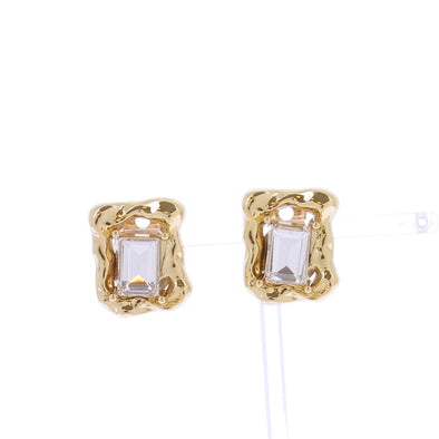Boucles d'oreilles clips dorées