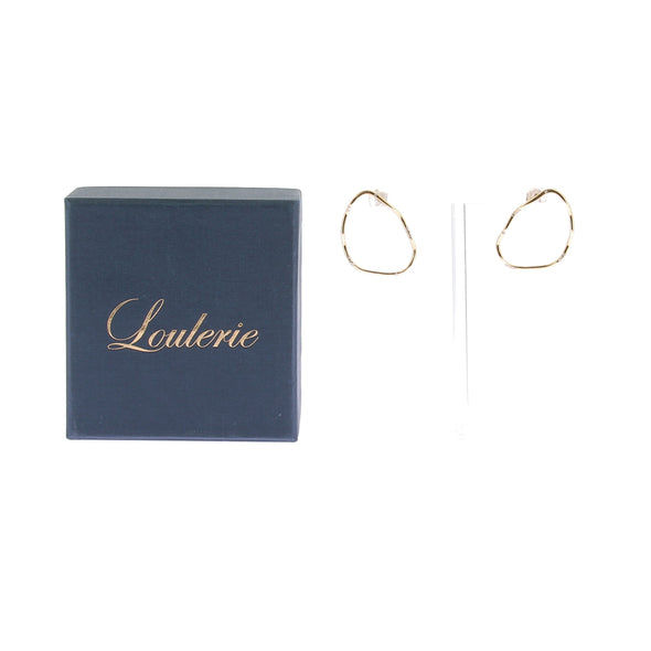 Boucles d'oreilles créoles "Wave"
