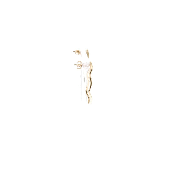 Boucles d'oreilles créoles "Wave"