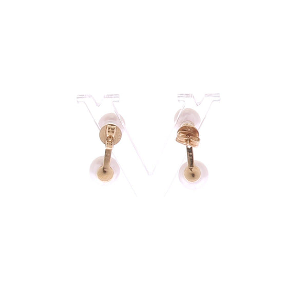 Boucles d'oreilles en or jaune et perles