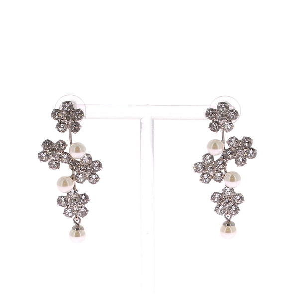 Boucles d'oreilles argentées