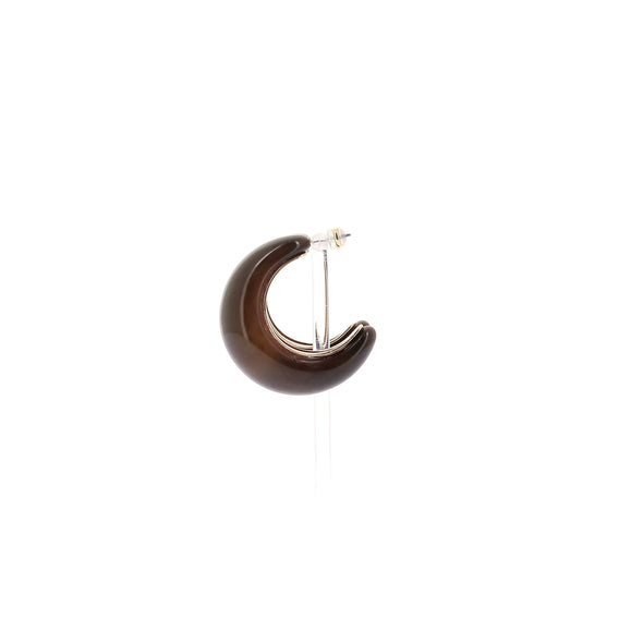 Boucles d'oreilles marrons "Java"