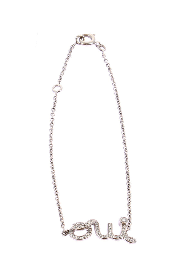 Bracelet en or blanc