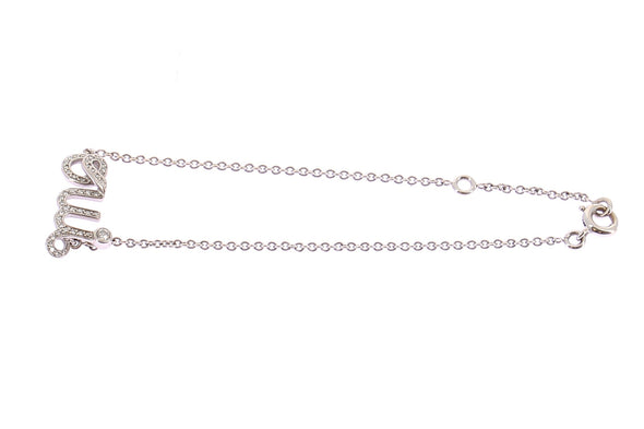 Bracelet en or blanc