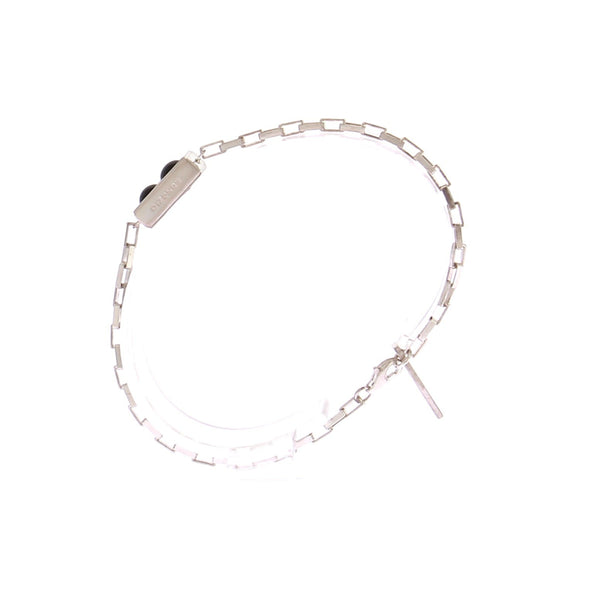Bracelet en argent 925 et onyx noir