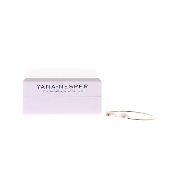 Bracelet en or jaune et perle d'eau douce