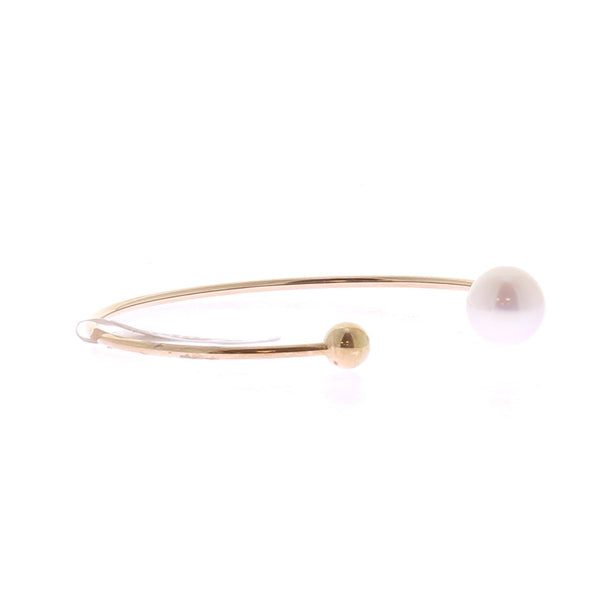 Bracelet en or jaune et perle d'eau douce