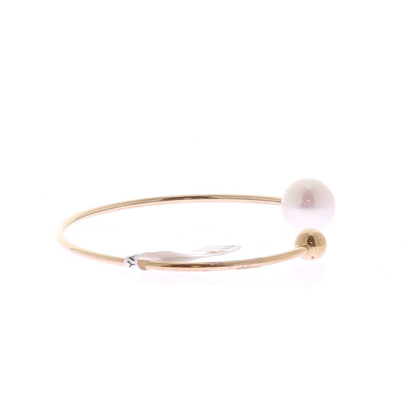 Bracelet en or jaune et perle d'eau douce