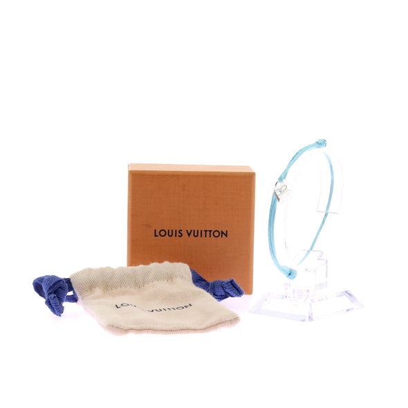 Bracelet "Silver Lockit" bleu