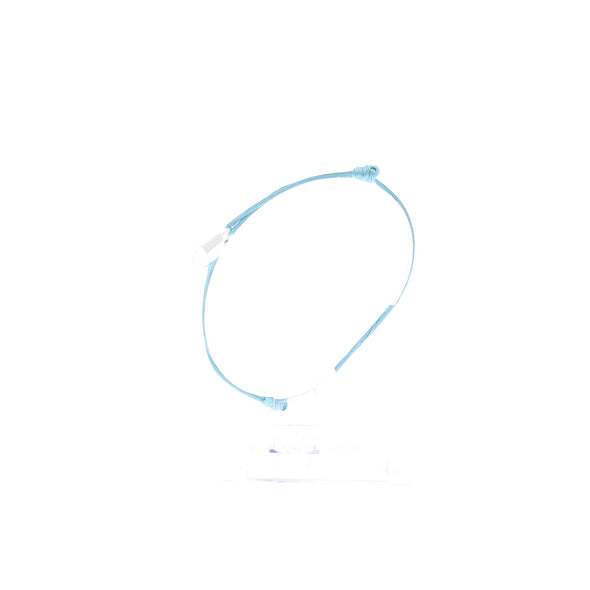 Bracelet "Silver Lockit" bleu