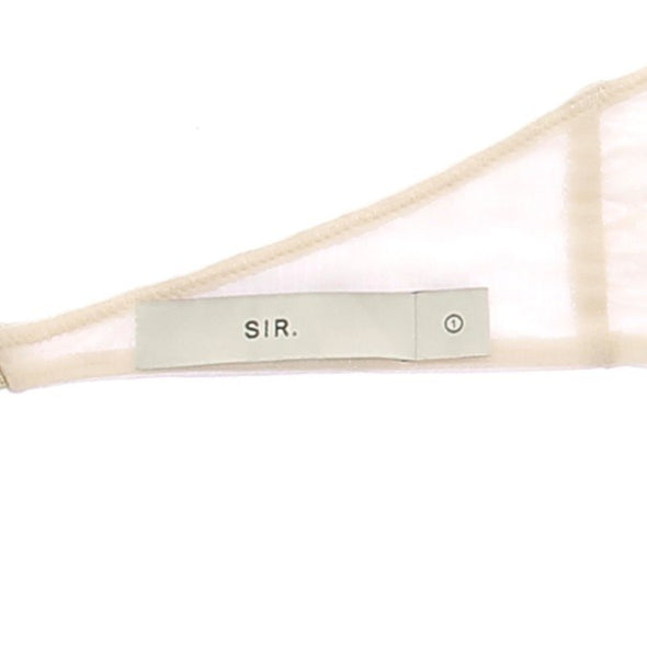 Brassière transparente crème