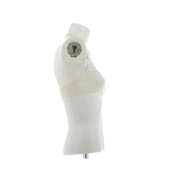 Brassière transparente crème