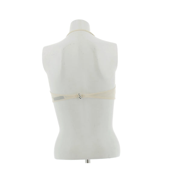 Brassière transparente crème