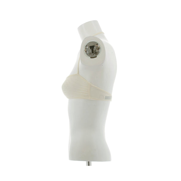 Brassière transparente crème