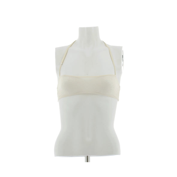 Brassière transparente crème