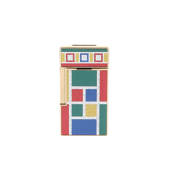 Briquet multicolore