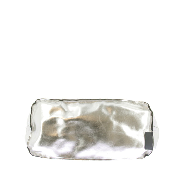 Sac Cabas argenté "Antigona"